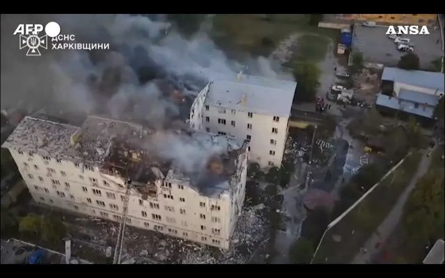 Droni russi su Kharkiv, le vittime sono 7