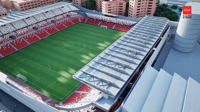 La Comunidad de Madrid plantea una remodelación integral del estadio de Vallecas