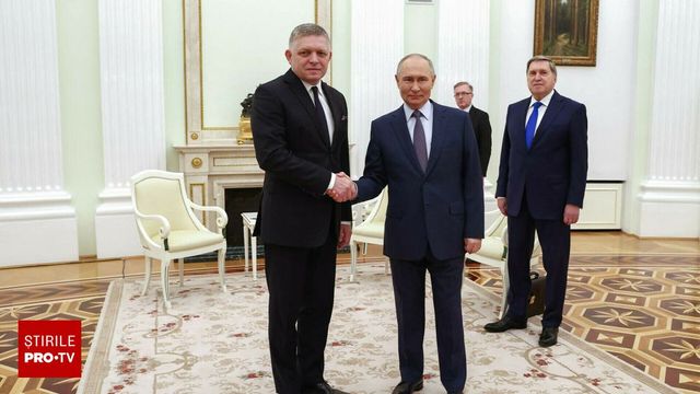 Premierul slovac Robert Fico a dezvăluit ce înțelegere a făcut cu Vladimir Putin după vizita la Kremlin