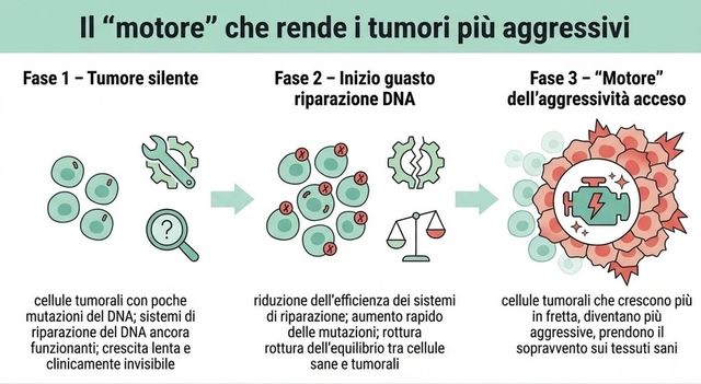 Individuato il motore che rende aggressivi i tumori, ora si possono fermare prima