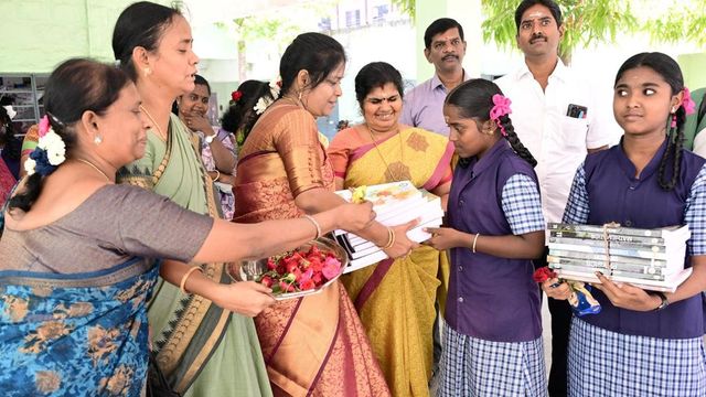 Schools in Dindigul district reopen after summer vacation