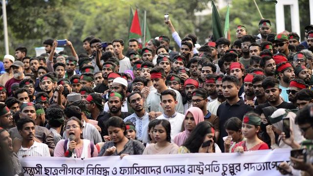 Unrest In Bangladesh As Protesters Demand Removal Of President Over Remarks On Hasina