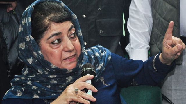 Sheikh Rashid's party proxy of BJP, claims Mehbooba Mufti