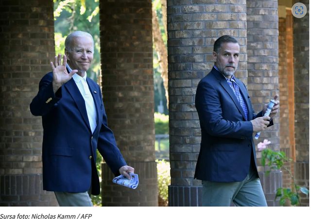 Președintele Biden l-a grațiat pe Hunter Biden, fiul său. Reacția lui Donald Trump