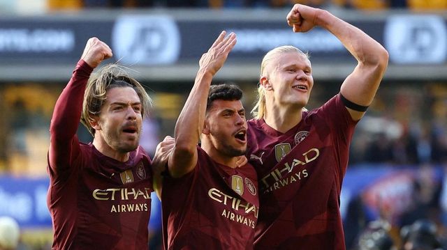 Manchester City vyhrál na hřišti Wolverhamptonu gólem v nastavení