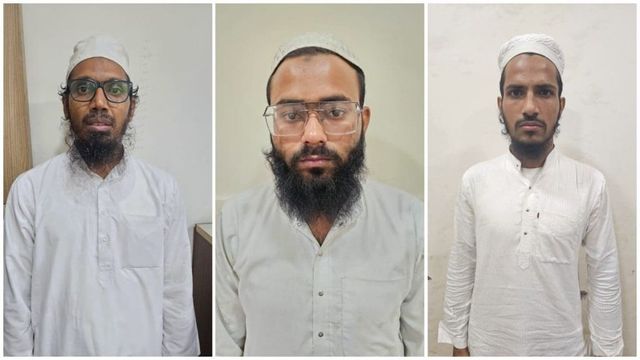 Gujarat ATS arrests three suspects for conspiring terrorist attacks across country