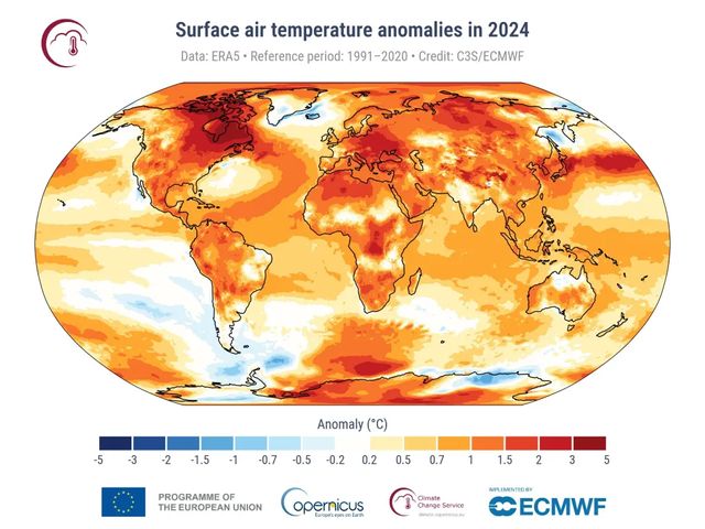 2024 a fost cel mai călduros an din istoria măsurătorilor meteorologice în România