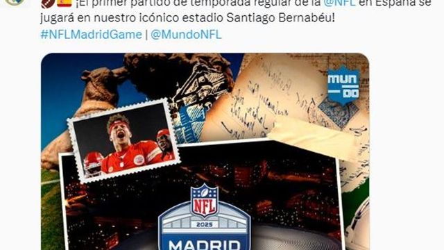 El aterrizaje de la NFL en el nuevo Bernabéu ya es una realidad