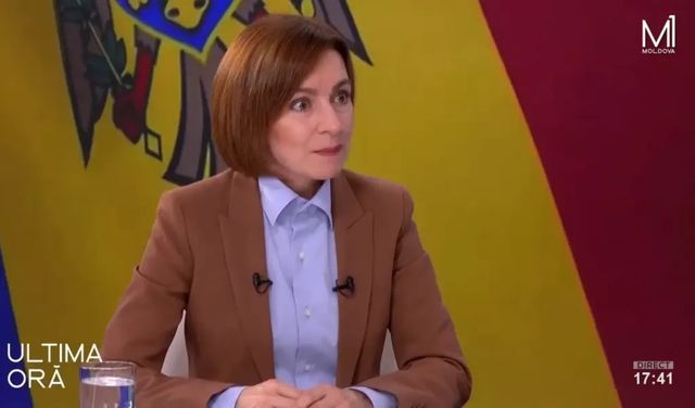 Maia Sandu a prins cutremurul din România în direct la televiziunea publică Moldova 1