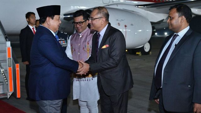 Indonesian President Subianto arrives in India ahead of Republic Day celebrations