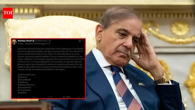 Copy-paste gone wrong? Pakistan PM Shehbaz Sharif’s 'draft' blunder on X