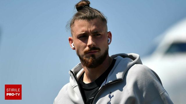 Radu Drăgușin a jucat primul meci oficial după aproape un an de absență. Tottenham a învins Crystal Palace cu 1-0