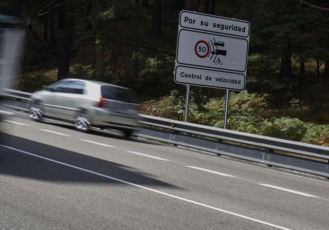 El nuevo radar de tramo del Puerto de Galapagar en la M-505: tres kilómetros limitados a 50 para una de las carreteras con más accidentes