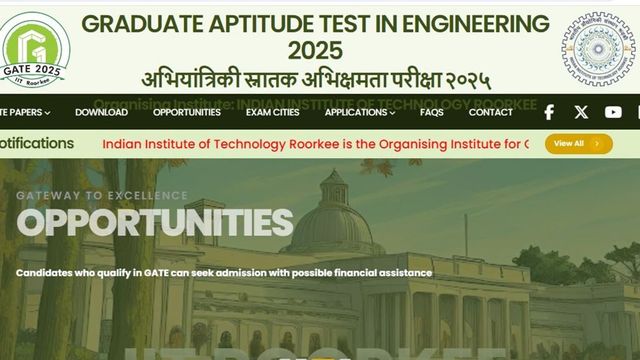 IIT Roorkee To Organise GATE 2025, Check Full Details