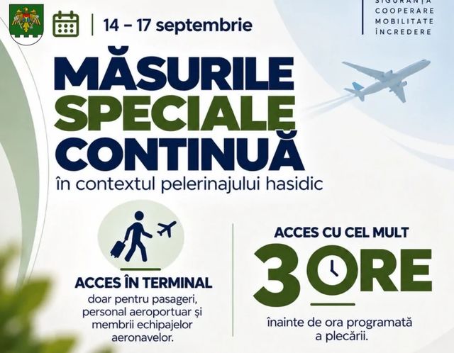 Regim special la Aeroportul din Chișinău, începând de astăzi