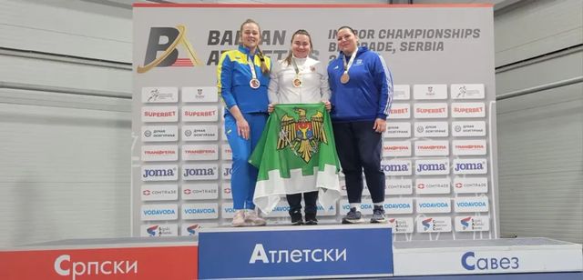 Atleta Dimitriana Bezede a cucerit medalia de aur la Campionatul Balcanic în sală