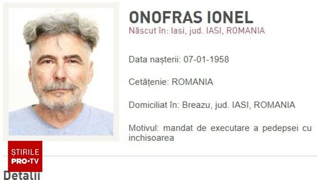 Un fost primar al Iașului, condamnat la 19 ani de închisoare pentru viol, adus în România din Italia