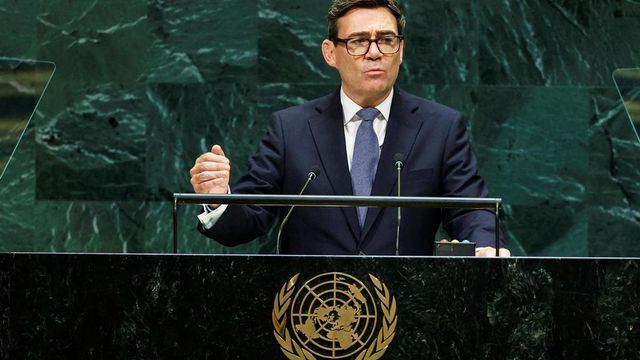 At UN debut, Andy Burnham pushes global AI rules and Palestine action