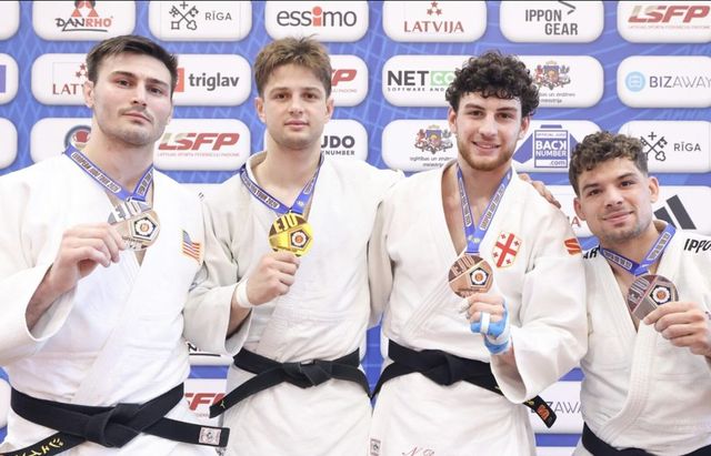 Aur pentru judocanul moldovean Mihail Latîșev la Cupa Europeană de la Riga