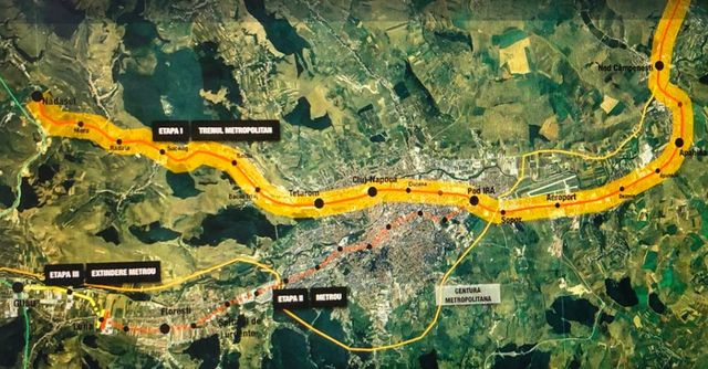 Clujul va avea metrou și tren metropolitan