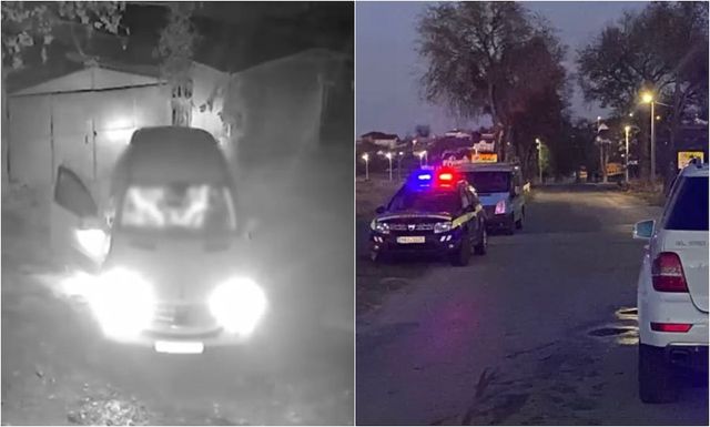 Doi minori au furat un Mercedes dintr-un garaj din Chișinău și au fost prinși după o urmărire ca în filme