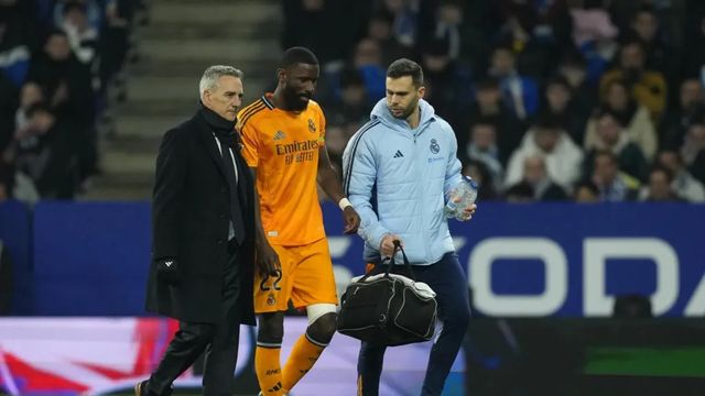 Rüdiger se lesiona a una semana del derbi y diez días del City