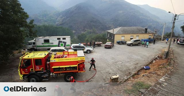 Los incendios rebajan la presión en Castilla y León, que sigue pendiente de Sanabria y del norte de León