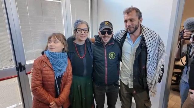 Greta Thunberg a Roma incontra Francesca Albanese