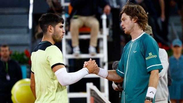 Defending Champion Carlos Alcaraz Crashes Out of Madrid Open After Loss to Andrey Rublev