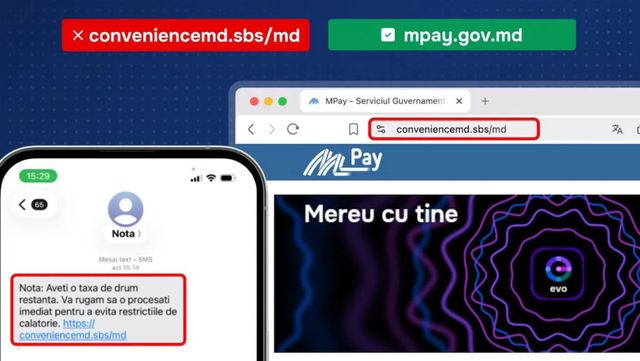 Guvernul avertizează asupra unei scheme de fraudă cu MPay și EVO