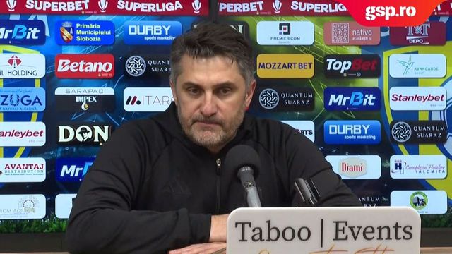 Unirea Slobozia vs Rapid 1-2 » Conferință de presă Claudiu Niculescu