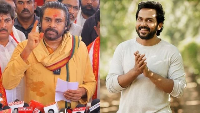 Actor Karthi apologises after Pawan Kalyan blasts him for comment on Tirupati laddu