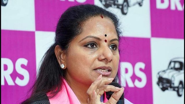Kavitha revolts against BRS leadership, alleges party merging with BJP