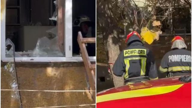 Explozie urmată de incendiu la parterul unui bloc din Timișoara