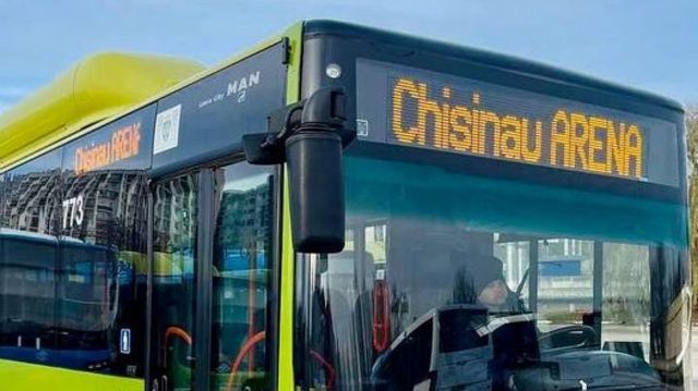 Primăria capitalei pune la dispoziție o rută specială de autobuz pînă la Chișinău Arena