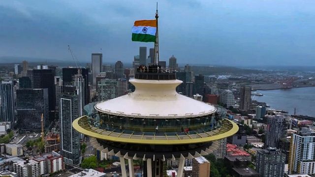 Indian tricolour hoisted atop Seattle’s iconic Space Needle in historic first