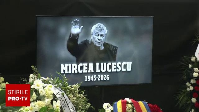 Mii de oameni vin în lacrimi să își ia rămas bun de la Mircea Lucescu. „A fost darul lui Dumnezeu pentru fotbal”
