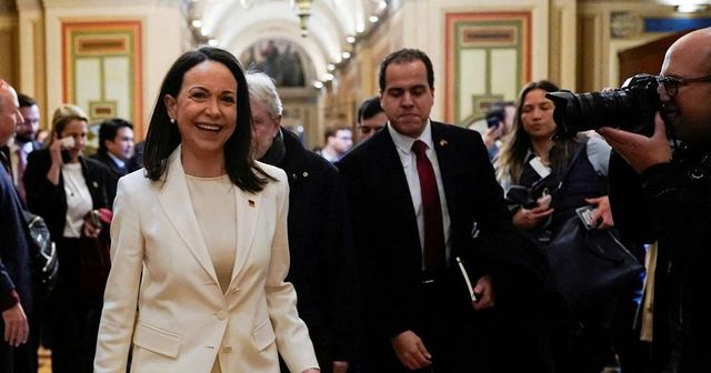 Trump jednal v Bílém domě s Machadovou