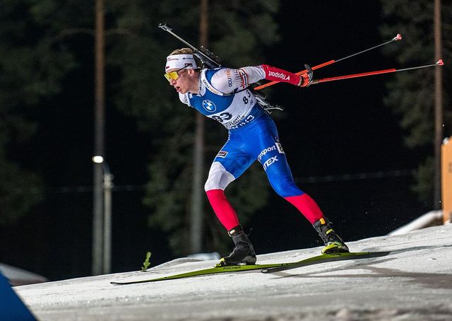 Sprint biatlonistů SP v Otepää