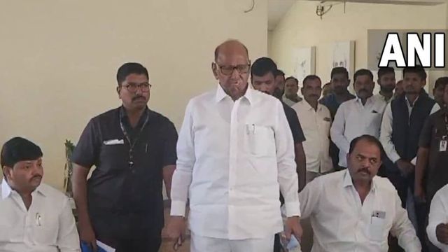 NCP founder Sharad Pawar reacts to losing party name, symbol to nephew Ajit Pawar