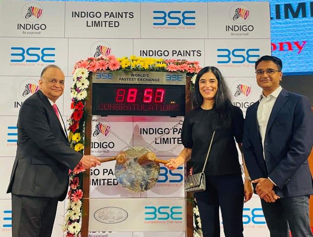Indigo Paints Makes Impressive Market Debut, Shares Jump Nearly 82% Over Issue Price