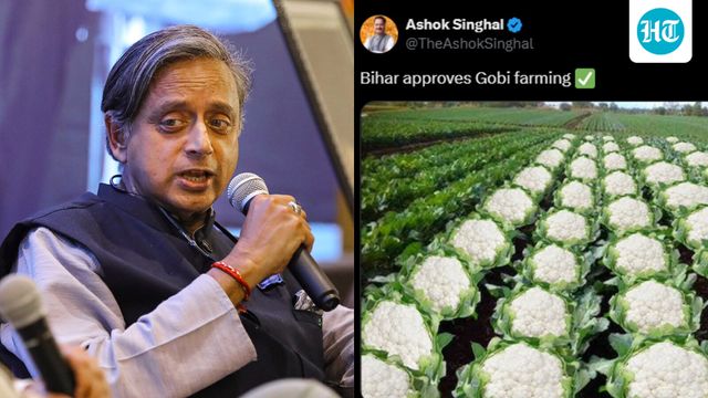 'Bihar approves gobhi farming': Assam minister's post ignites fury; Shashi Tharoor reacts