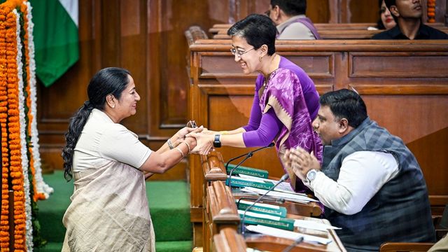 Atishi Calls BJP Anti-Dalit, Anti-Sikh Over Removal Of Ambedkar, Bhagat Singh Portraits