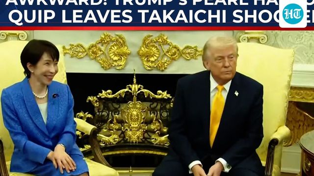 Trump makes awkward Pearl Harbor joke in front of Japanese PM when asked about Iran strikes - Watch