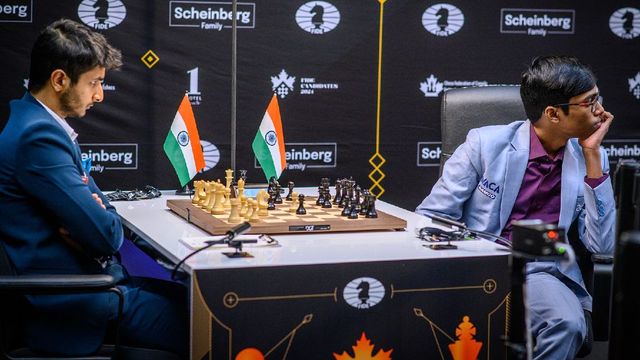 R Praggnanandhaa Beats Vidit Gujrathi in Third Round of Candidates Chess Tournament