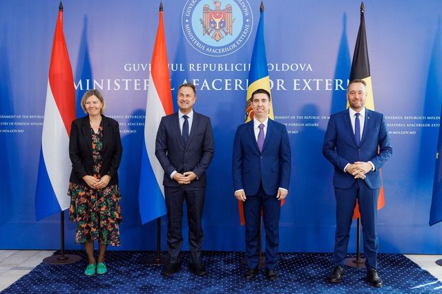 Benelux sprijină parcursul european al Moldovei în fața provocărilor estice