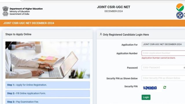 Registration for CSIR NET December 2024 exam ends today, direct link to apply