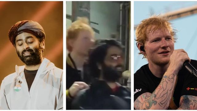 Ed Sheeran seen on Arijit Singh's scooter in Jiaganj