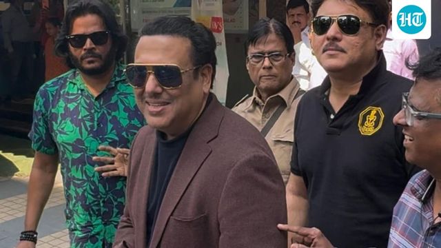 Govinda smiles for paparazzi after getting discharged from hospital, says, ‘heavy exercise…’