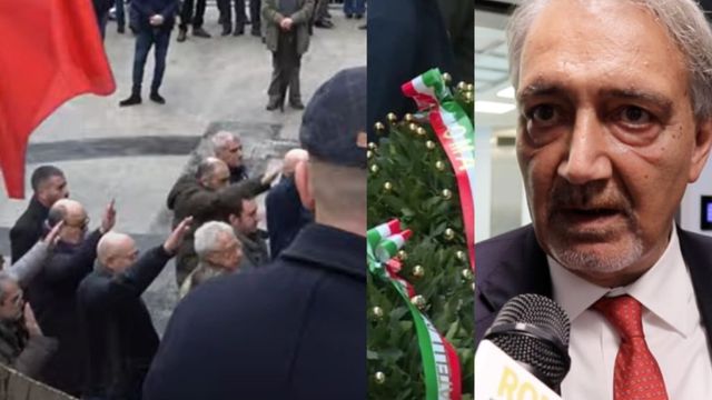 Strage Acca Larentia, saluti romani alla commemorazione